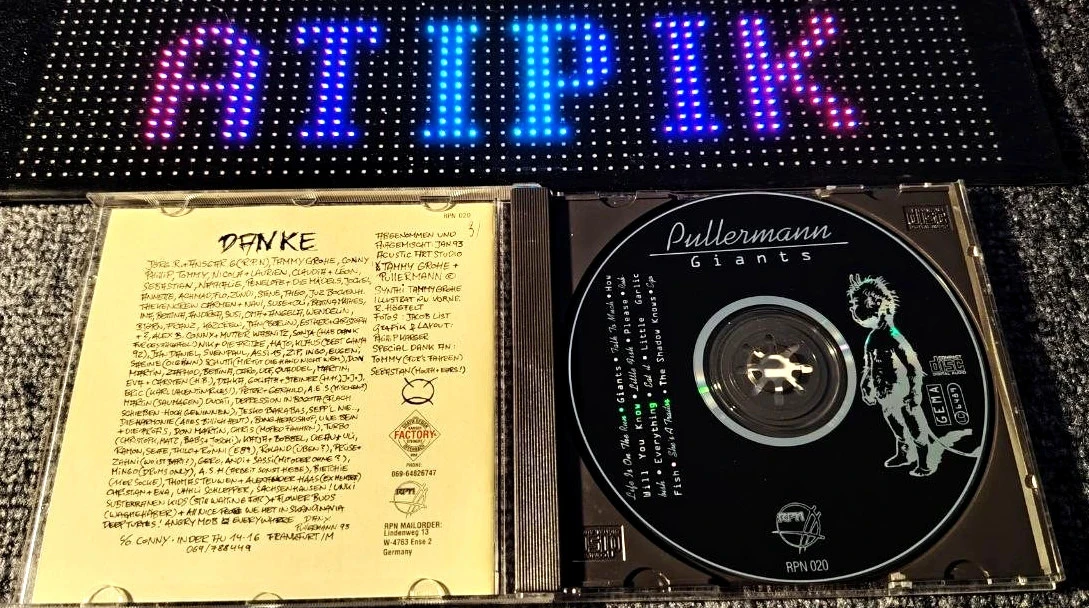 Pullermann - Giants - Cd Rare Rough Trade - Indie Rock Culte 🎸 Verzamelaars! – photo 3